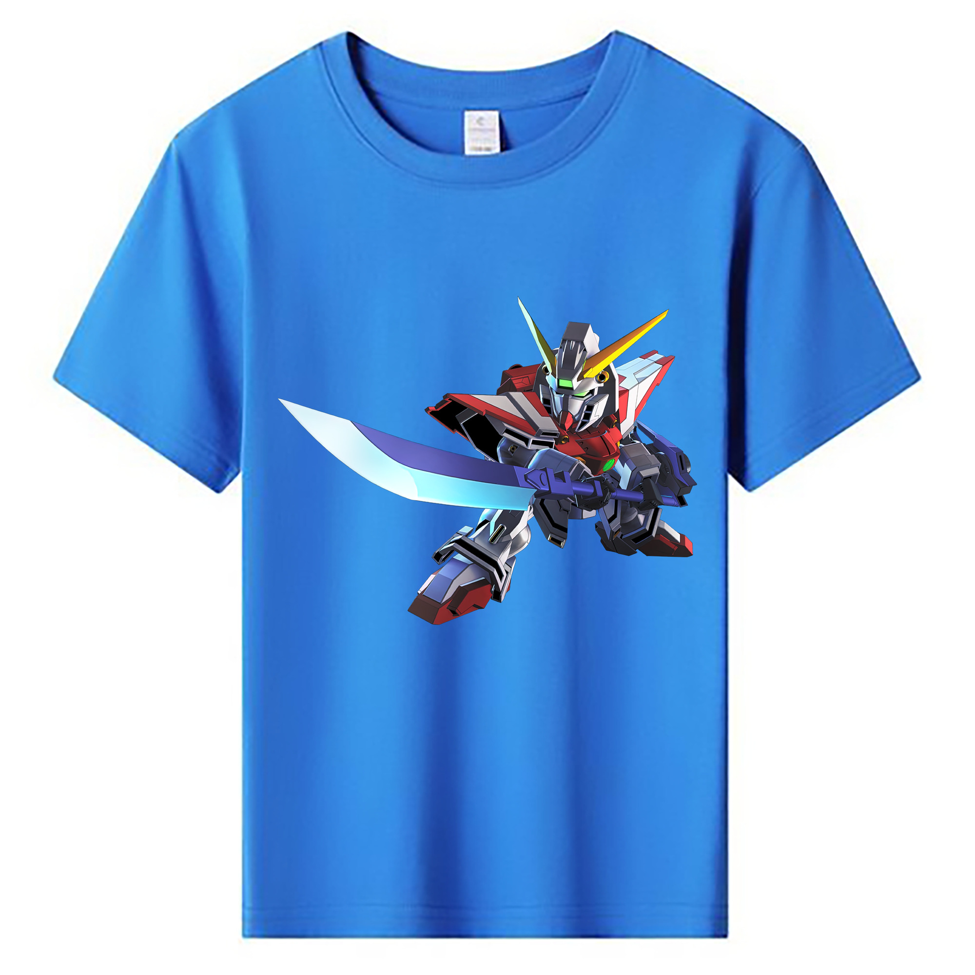 （画像用） 機動戦士ガンダム Mobile Suit Gundam 綿100％キッズTシャツ（フロントプリント）